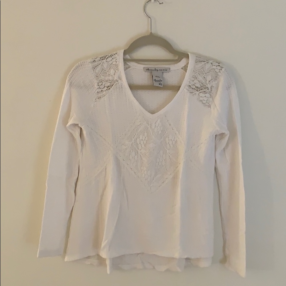 Ivory colored long sleeve